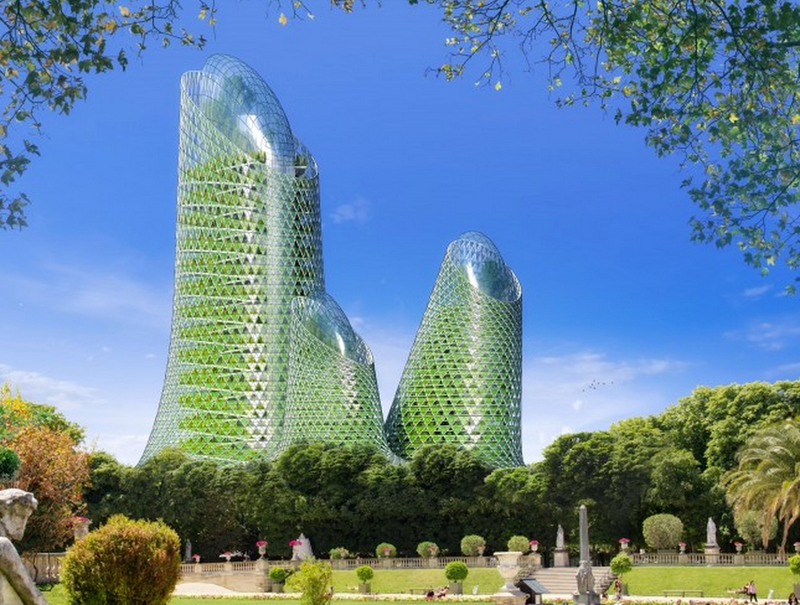 Illustration for article titled Paris as a Green and Sustainable Future City Is Even More Beautiful